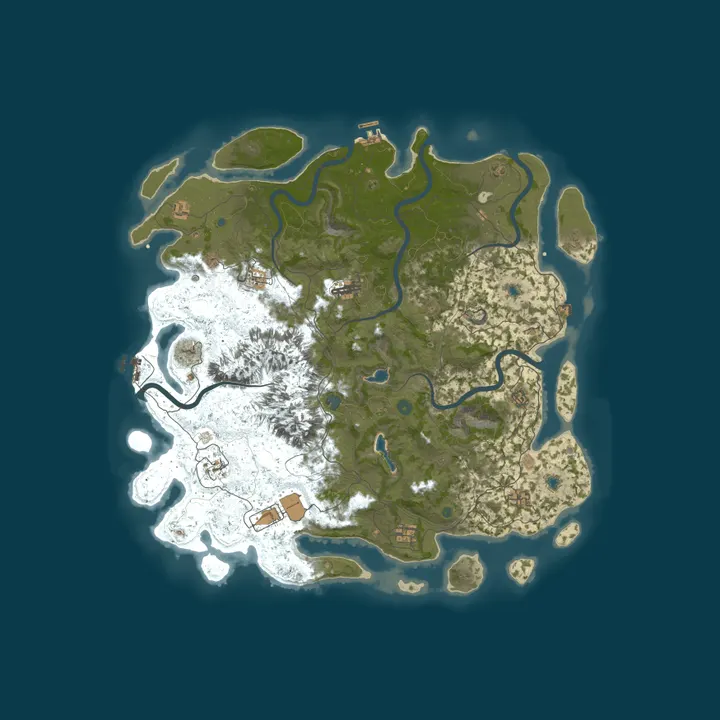 Map of 【炮炮PVE启蒙】纯净｜特色｜突袭｜技能