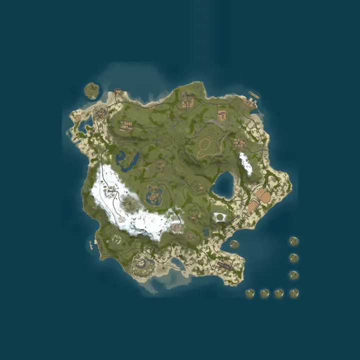 Map of The Monster Den PVE|5x|Quad|Kits|Loot+|RaidableBases|Purge