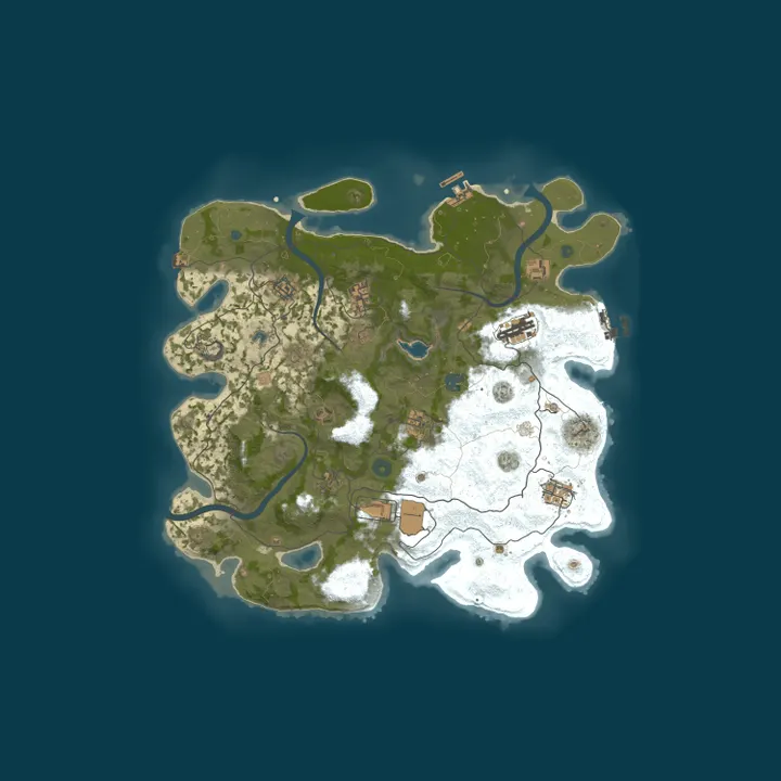 Map of Diddys Den- Solo or Duo Only! - Low pop and Big map - Vanilla- 