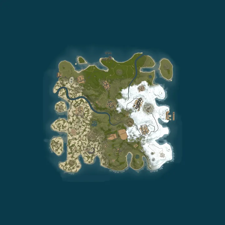 Map of Vanilla+ | All Biomas | MAPWIPE 22.10 RUSTERZ.COM