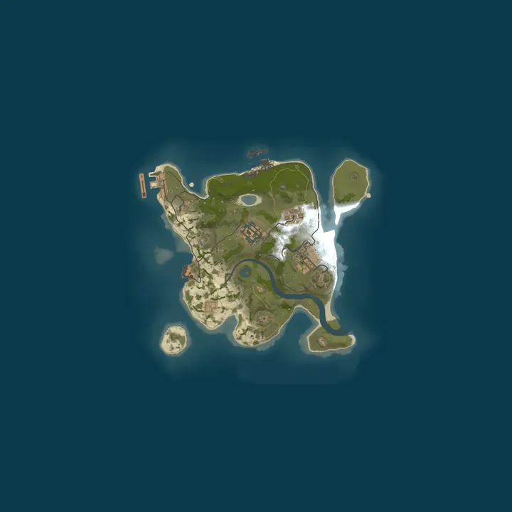 Map of A Shockbyte Rust Server