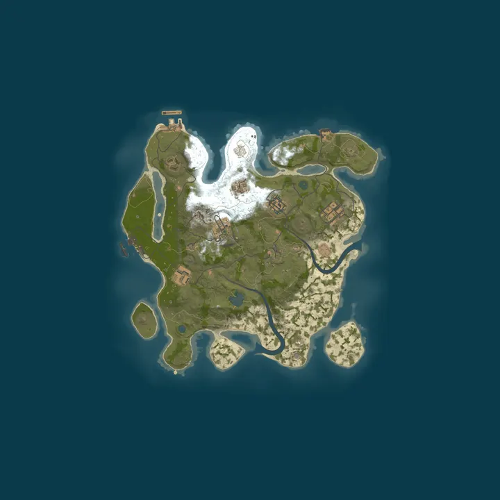 Map of Block Rust - White [duo, x1]