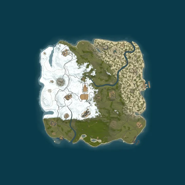 Map of SURVIVORS.GG - Mondays [ 2x Vanilla ] WIPED 26.10