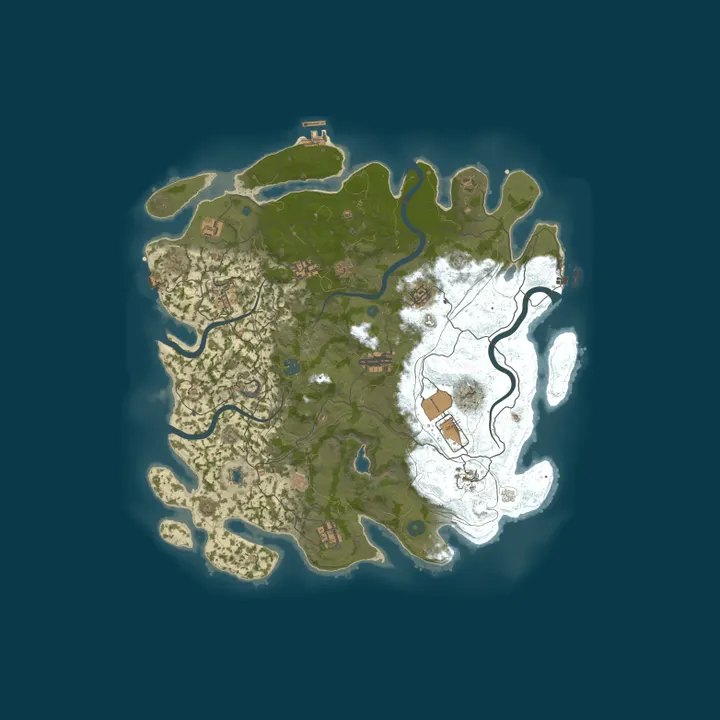 Map of EASYRUST.LV 3X | WEEKLY | VANILLA+