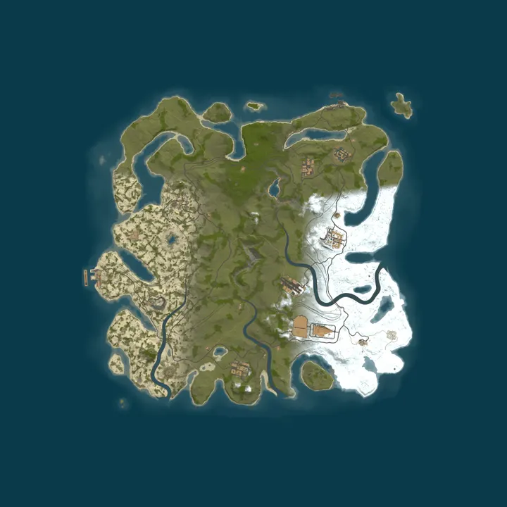 Map of A Rust Server