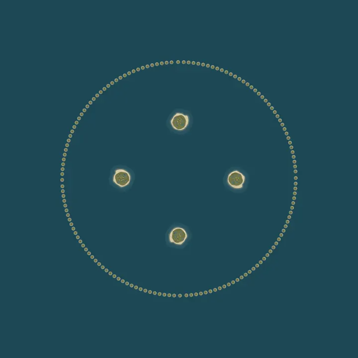 Map of GORILA.RU Randomitems 150 islands (Random Item)