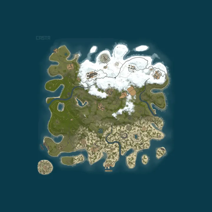 Map of Rust Casta FAST [MAX3|X5/X10|TP|Remove|RPG]