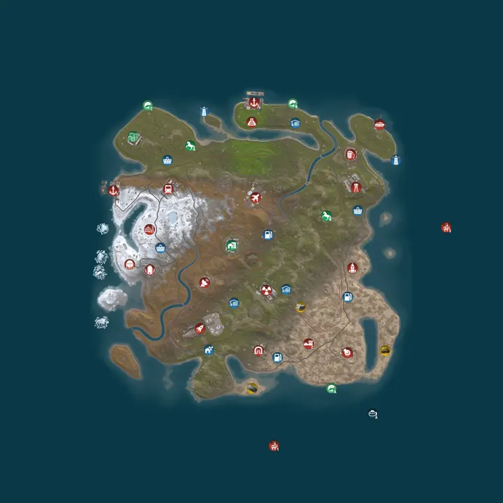 Map of Magic Rust #26 — Vanilla 2x (Solo/Duo) | Pyccкий