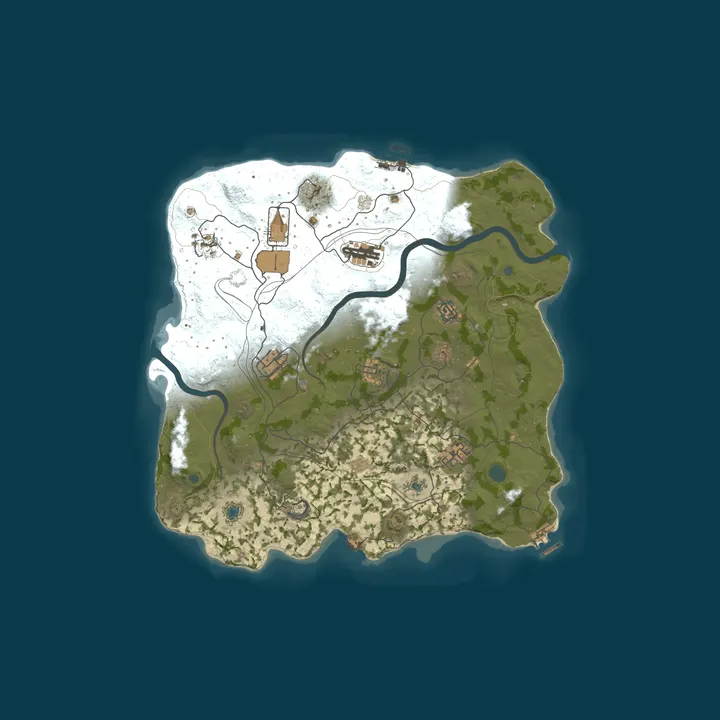 Map of [RU] RUST WAY CHILL X2 | NO LIMIT | КЕЙСЫ