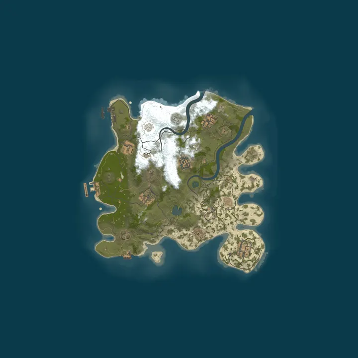 Map of Apex Survival 2X Solo/Duo | Vanilla+ | JUST WIPED