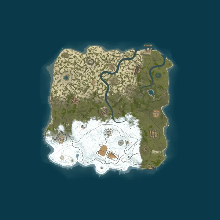 Map of WEREWOLF GAMING.CO 5x Solo/Duo/Trio/Quad|TP|Kits|Loot x5|WIPED