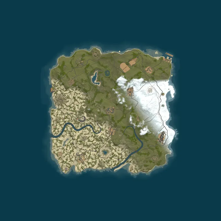 Map of WEREWOLF GAMING.CO 3x Solo/Duo/Trio/Quad|Lootx3|Share BPs|WIPED