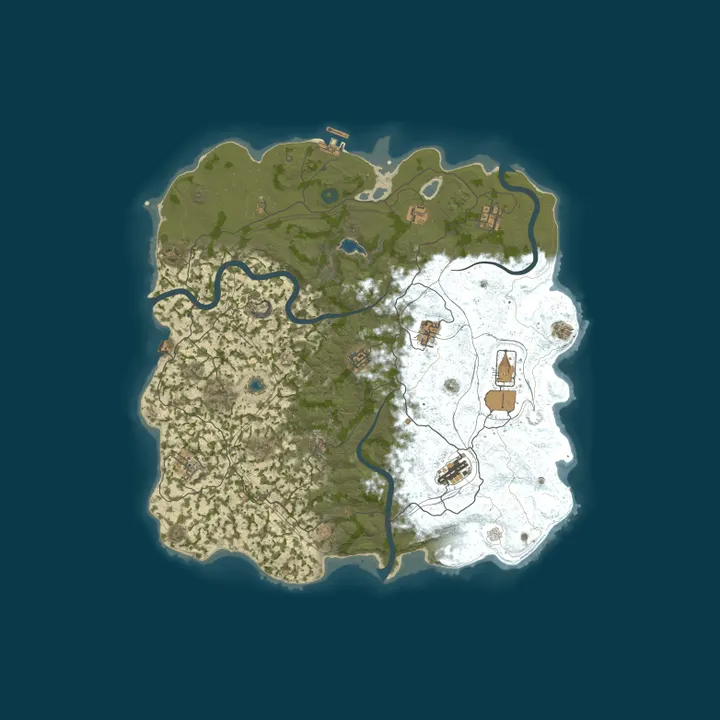 Map of WEREWOLF GAMING.CO 3x Solo/Duo/Trio LARGE|Lootx3|ShareBPs|WIPED