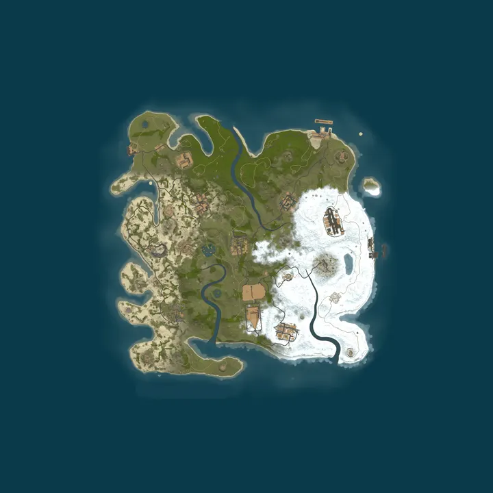Map of RUST Server