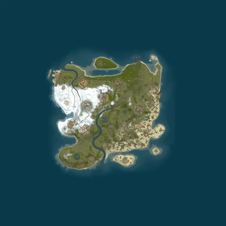 Map of A Rust Server