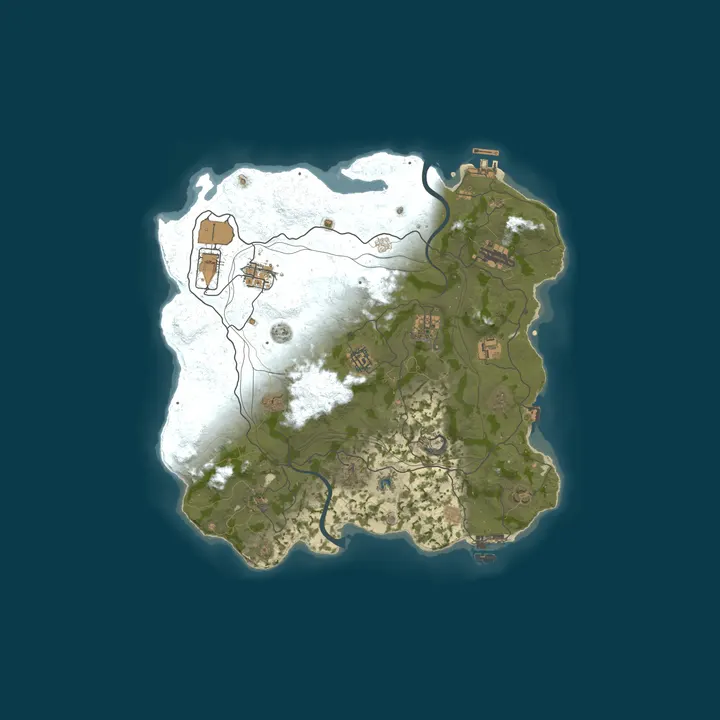 Map of SAKURA RUST MAIN 2X
