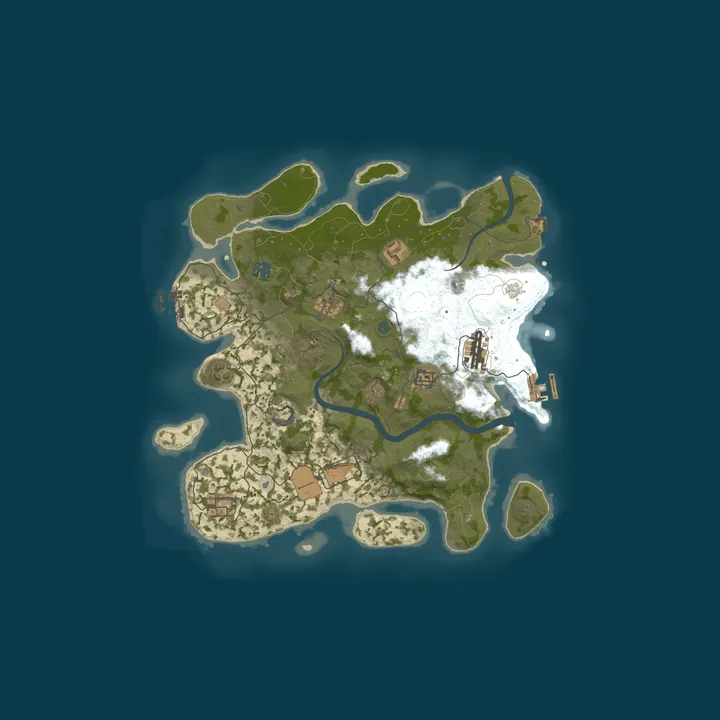 Map of A Rust Server