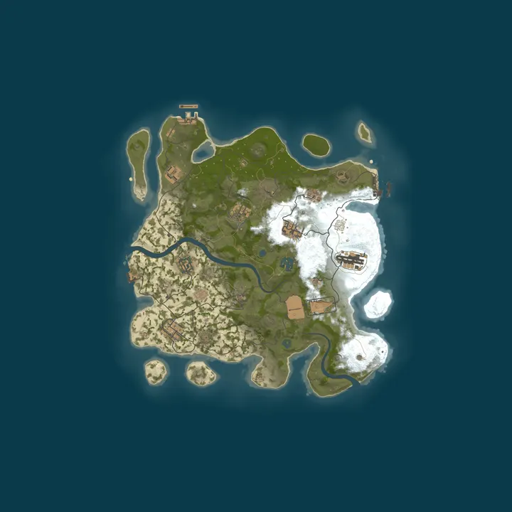 Map of [[LATAM] ISLA LATINA X2 | SOLO/DUO/TRIO/QUAD | NOOB FRIENDLY