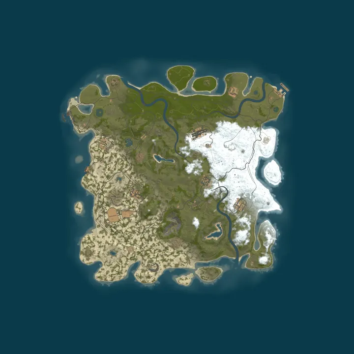 Map of Rusty Graveyard