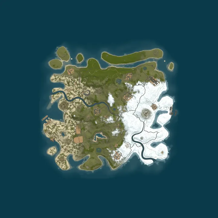 Map of ◤◥◤ORAX LAND◥◤◥ X50/X100 (MAX5|NoBP|Loot+|mymini)