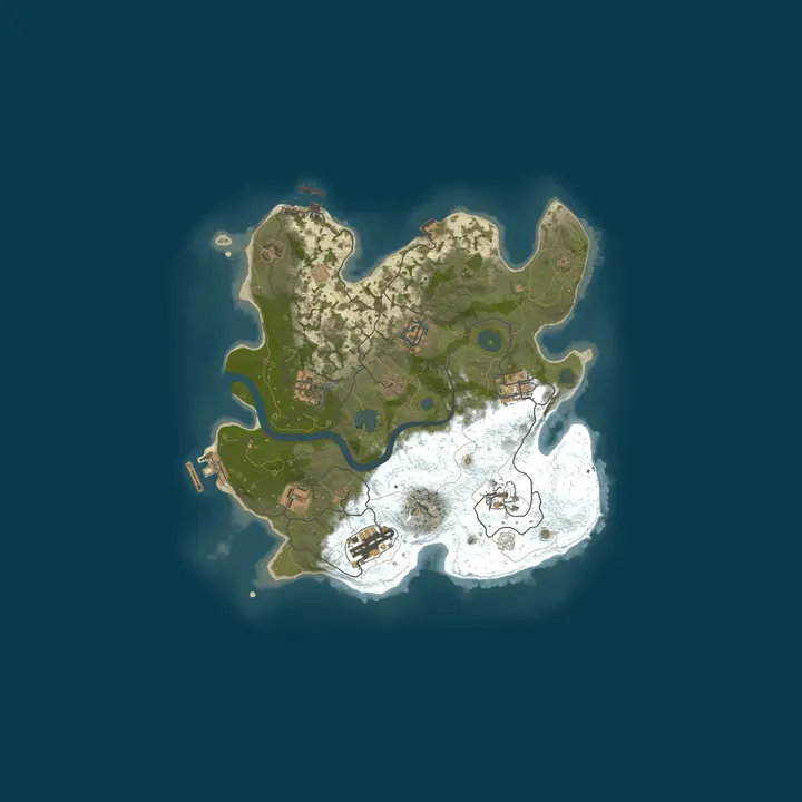 Map of A Rust Server