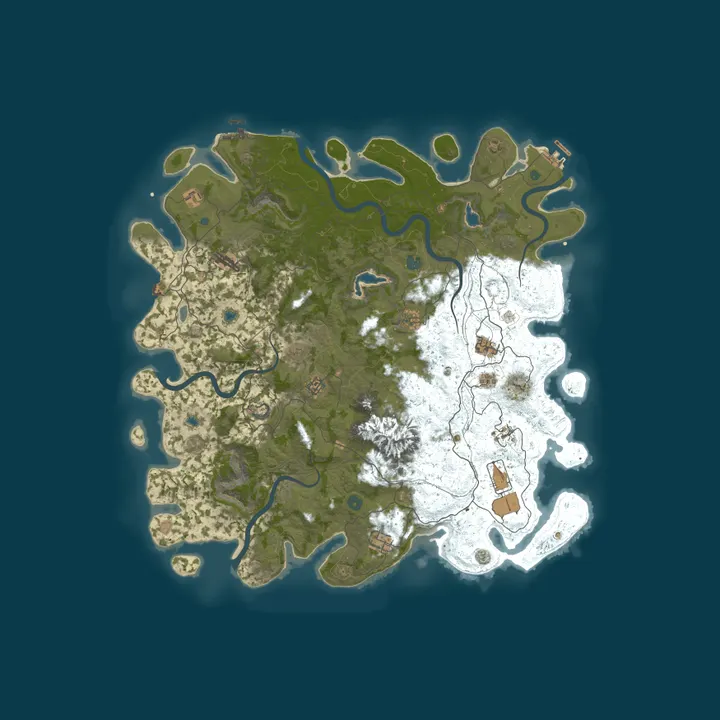 Map of Pine Hosting - Rust Server