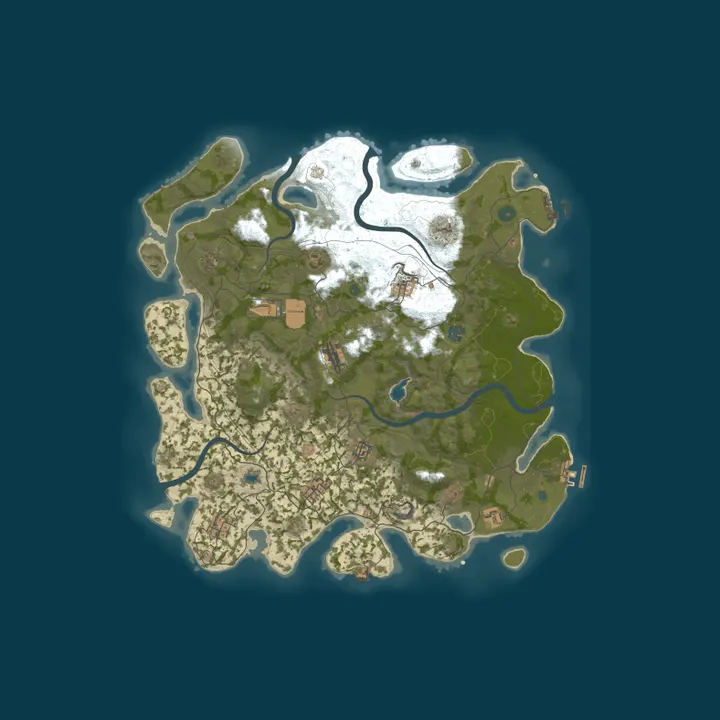 Map of |US| Zee's 3x PVE | Convoy/Train | Raidable Bases | Skills | NP