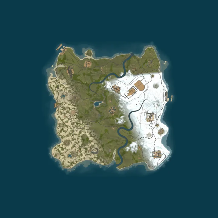 Map of [UAE/KSA] Falcon Rust 3x | Max 5 | Arab