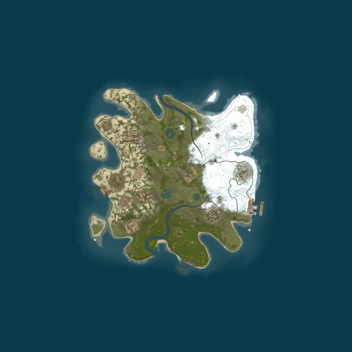 Map of NET4Game Rust | Vanilla | net4game.eu