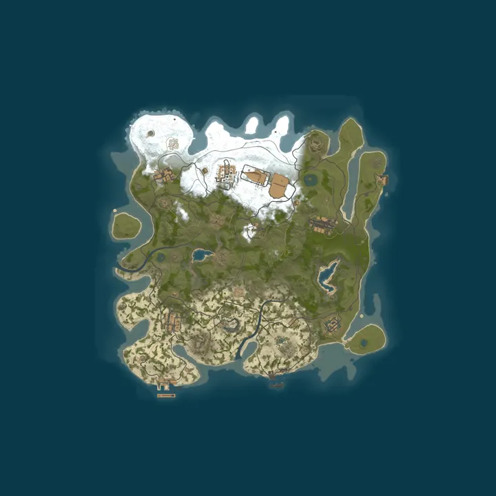 Map of DOPERUST.COM – 5X US Solo/Duo – 50% Upkeep|Home|Kits|Shop
