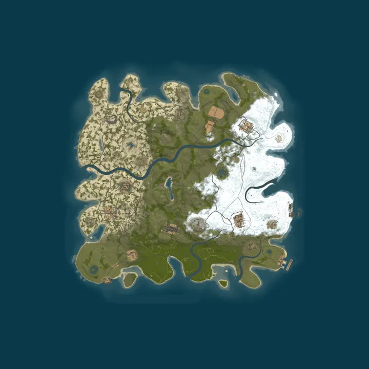 Map of ZLOY RUST 2x | ДЛЯ НОВИЧКОВ | RaidBases | Wipe 22.10