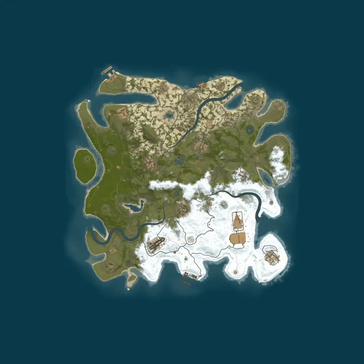 Map of ANGRY RUST x20/x10/x5 | WIPE 25.10 | MAX 5 | LOOT+
